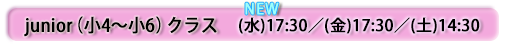 Juniorクラス